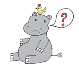 Kooky The Hippo sticker #3718653
