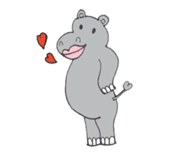 Kooky The Hippo sticker #3718654