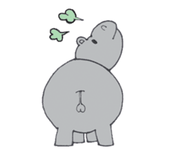 Kooky The Hippo sticker #3718655