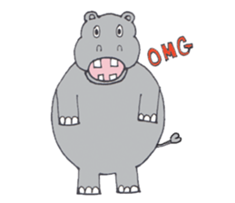 Kooky The Hippo sticker #3718656