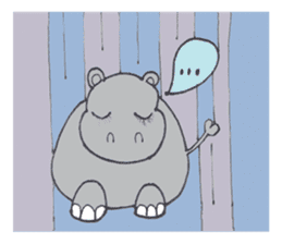 Kooky The Hippo sticker #3718657
