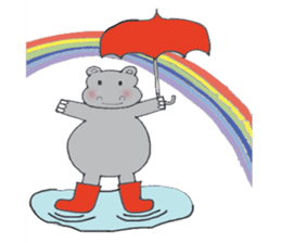 Kooky The Hippo sticker #3718659