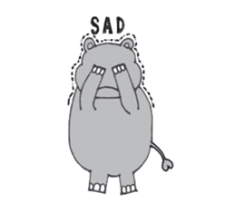 Kooky The Hippo sticker #3718660