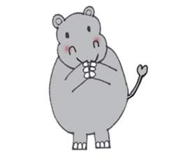 Kooky The Hippo sticker #3718661