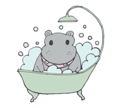 Kooky The Hippo sticker #3718664