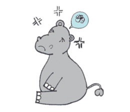 Kooky The Hippo sticker #3718668
