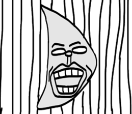 with a turned up chin lemon sticker #3718682