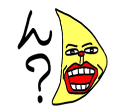 with a turned up chin lemon sticker #3718683