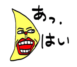 with a turned up chin lemon sticker #3718686