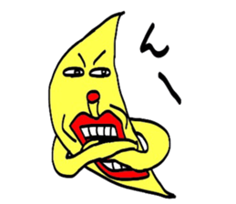 with a turned up chin lemon sticker #3718698