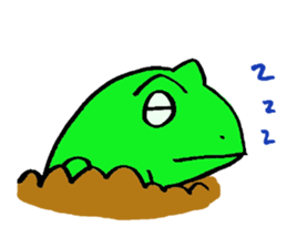 Kawaii Ceratophrys cranwelli sticker #3718759