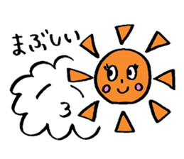 Cloudy boy and Sunny sticker #3719701