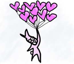 Indifference symptom rabbit~couple~ sticker #3719778