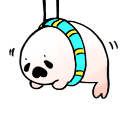 Cute seadog sticker #3719846