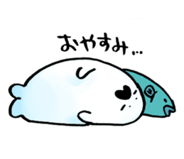 Cute seadog sticker #3719850