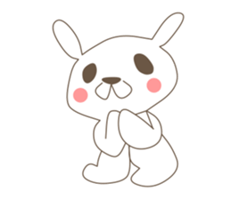 rabbit and sports and suites. sticker #3720728