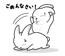 We and others, languid rabbit sticker #3720838