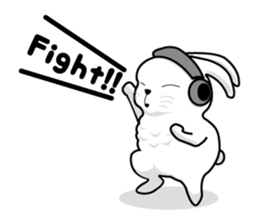 We and others, languid rabbit sticker #3720845