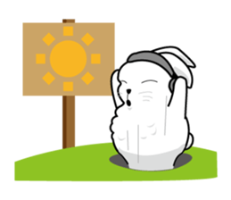 We and others, languid rabbit sticker #3720851