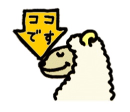 Hampton the Sheep sticker #3720959