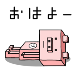 quadrangle pig sticker #3721231