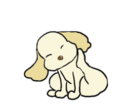 Toy poodle Waffle - real life sticker #3721377