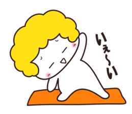 uraharaneko yoga sticker #3721513