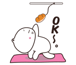 uraharaneko yoga sticker #3721518