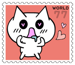 Stamp Sticker(Funny CAT&BEAR) sticker #3721677