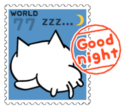 Stamp Sticker(Funny CAT&BEAR) sticker #3721678