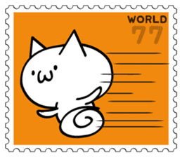 Stamp Sticker(Funny CAT&BEAR) sticker #3721679