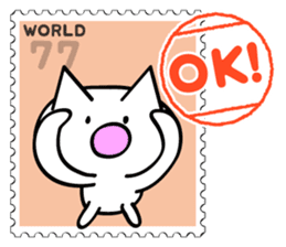 Stamp Sticker(Funny CAT&BEAR) sticker #3721682
