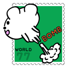 Stamp Sticker(Funny CAT&BEAR) sticker #3721688