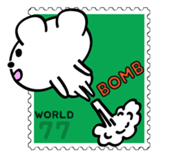 Stamp Sticker(Funny CAT&BEAR) sticker #3721688