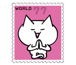 Stamp Sticker(Funny CAT&BEAR) sticker #3721692