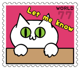 Stamp Sticker(Funny CAT&BEAR) sticker #3721693
