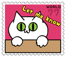 Stamp Sticker(Funny CAT&BEAR) sticker #3721693