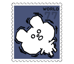 Stamp Sticker(Funny CAT&BEAR) sticker #3721694