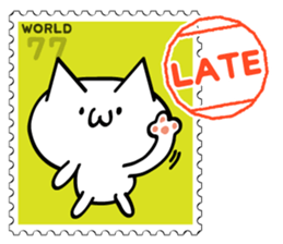 Stamp Sticker(Funny CAT&BEAR) sticker #3721696