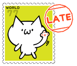 Stamp Sticker(Funny CAT&BEAR) sticker #3721696