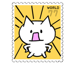Stamp Sticker(Funny CAT&BEAR) sticker #3721702