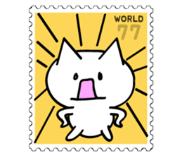 Stamp Sticker(Funny CAT&BEAR) sticker #3721702