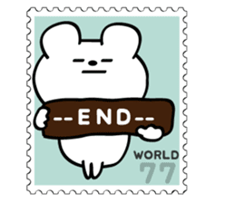 Stamp Sticker(Funny CAT&BEAR) sticker #3721706