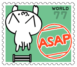 Stamp Sticker(Funny CAT&BEAR) sticker #3721707