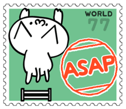 Stamp Sticker(Funny CAT&BEAR) sticker #3721707