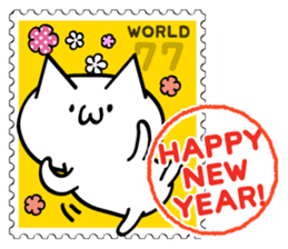 Stamp Sticker(Funny CAT&BEAR) sticker #3721710