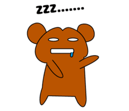 Active bear Tama-chan sticker #3722841