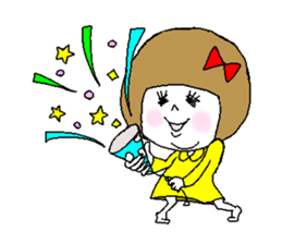 She fakes a girl from the Kansai region sticker #3724182