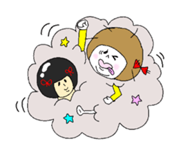 She fakes a girl from the Kansai region sticker #3724186