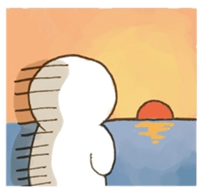 oshirikun+ sticker #3724455